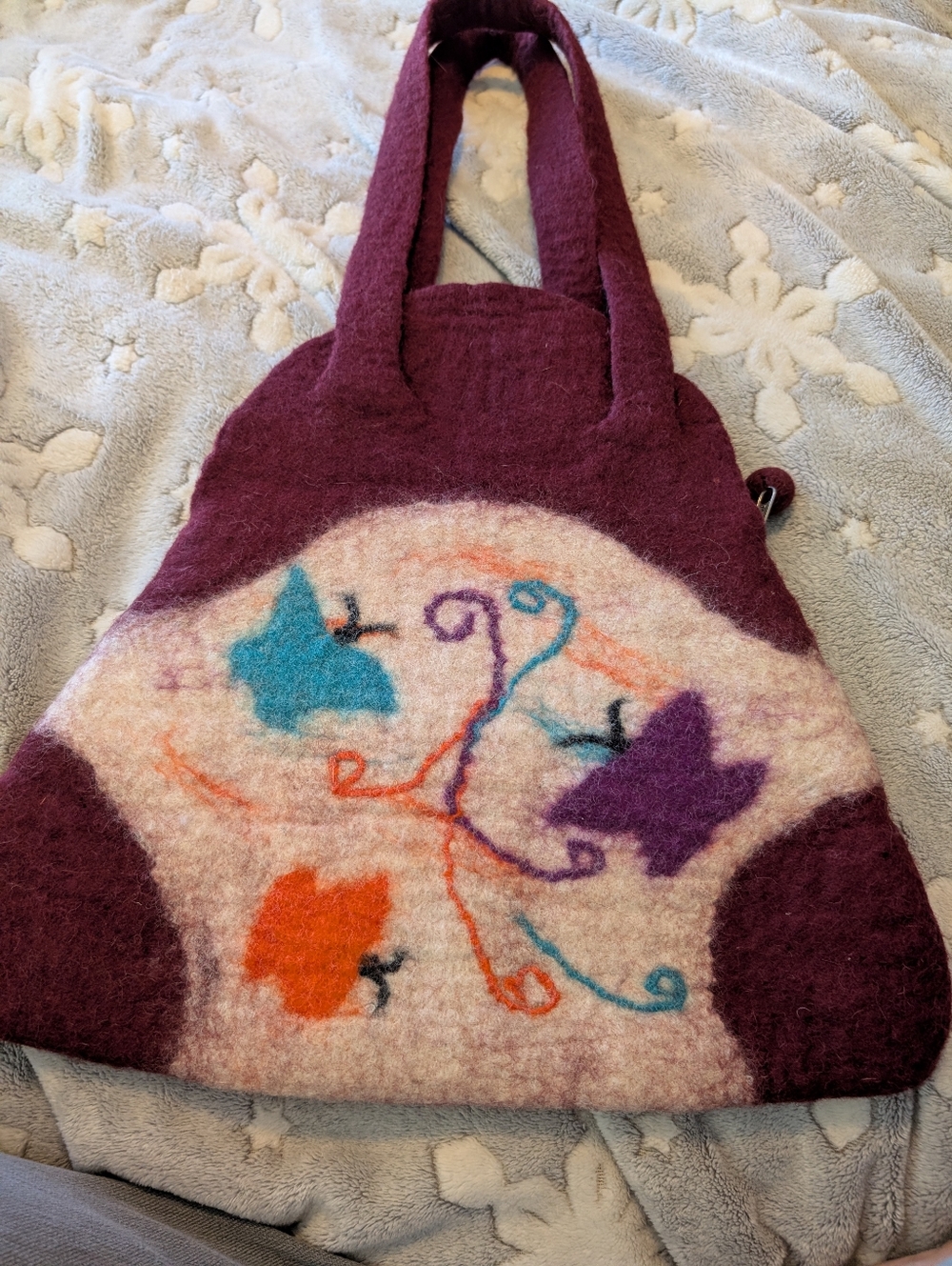 Handmade Wool Shoulderbag Unbranded
